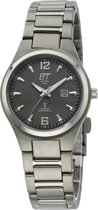 Produktbild ETT Eco Tech Time ELT-11438-11M Solar Funkuhr Everest (Analoguhr, Digitaluhr, Funkuhr, Chronometer, 31 mm)