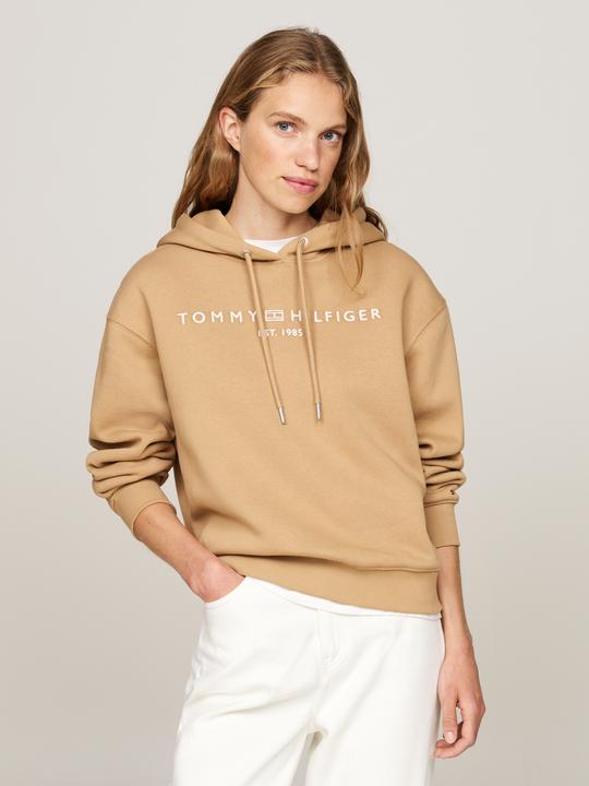 Produktbild Tommy Hilfiger Hoodie Dames Regular Fit - Beige - Maat M (M)