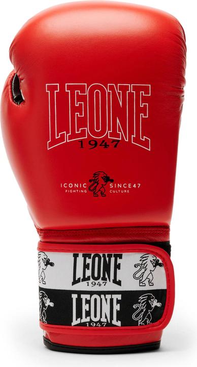Actual product image Leone Iconic Boxing Gloves Red GN208 (16 OZ, One size)