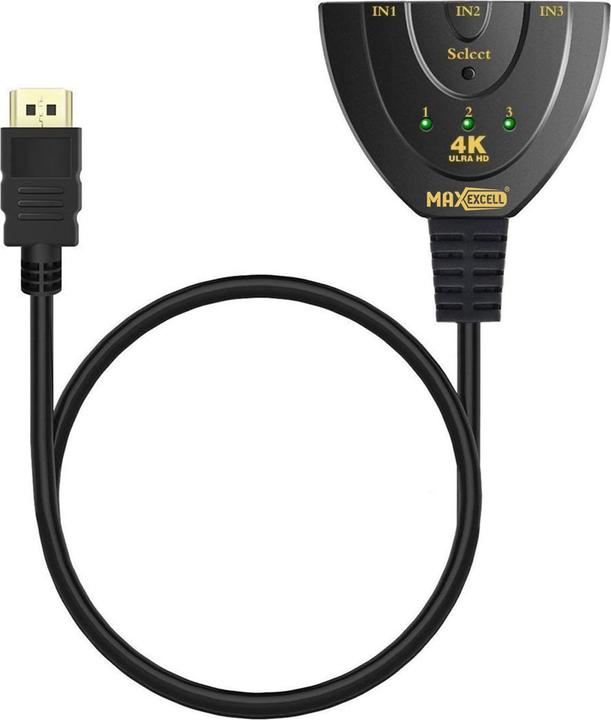 Image du produit Max Excell HDMI Switch 3in1 4K