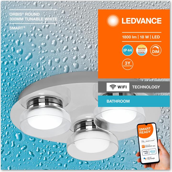 Produktbild Ledvance Smart+ Wifi Orbis Wall Round (1800 lm)
