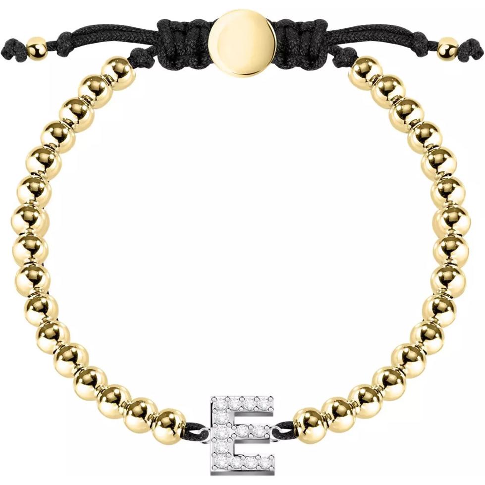 La Petite Story, Armschmuck, Myself Letter E Armband, (17 cm, Edelstahl)