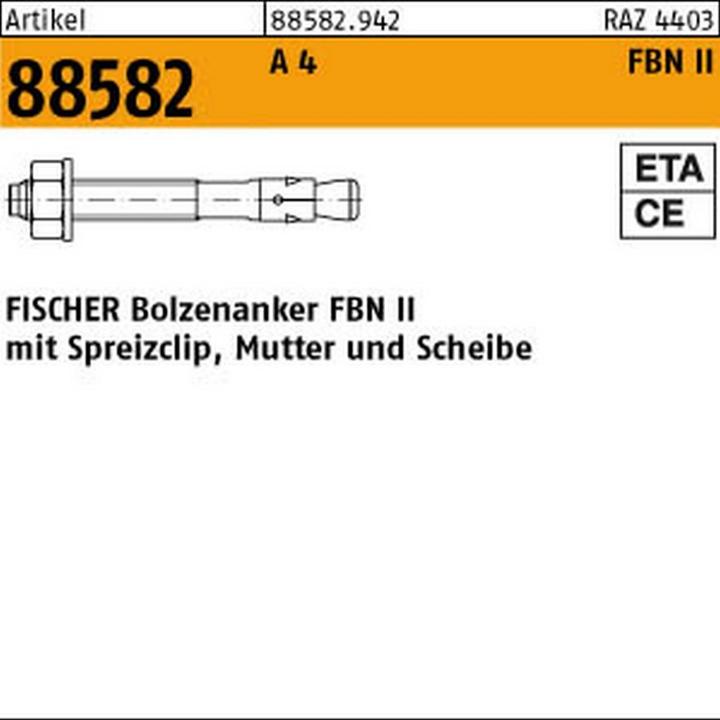 Actual product image Fischer Bolzenanker FBN II 10/30 R (50 pcs.)
