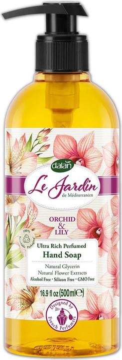 Immagine prodotto Dalan d'Olive Sapone di lusso per le mani, liquido, orchidea e giglio, 500 ml (Sapone liquido, 500 ml)
