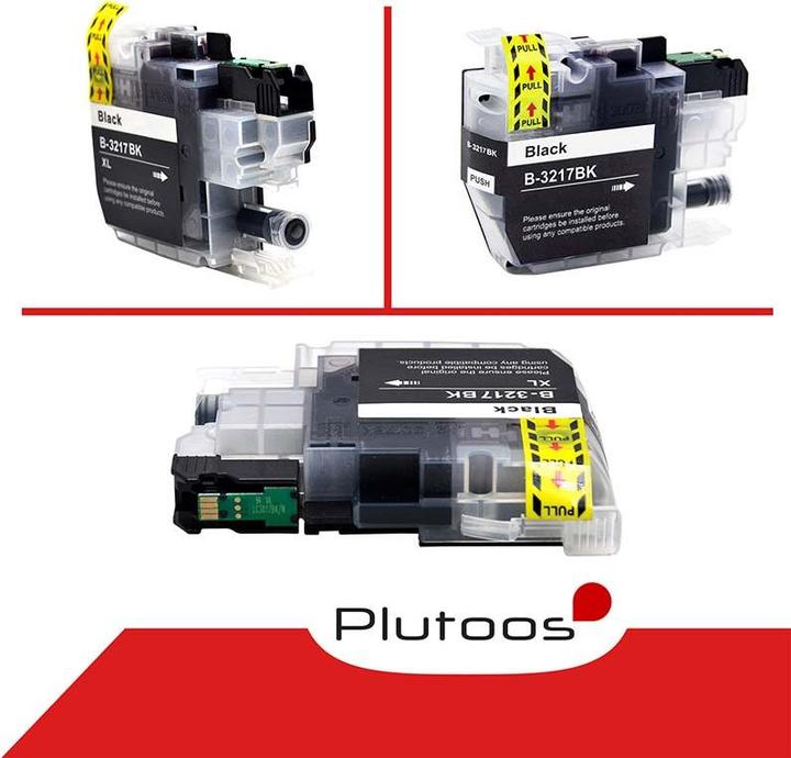 Produktbild Plutoos Brother LC-3217 Patrone XXL kompatibel, Black LC-3217 BK (BK)