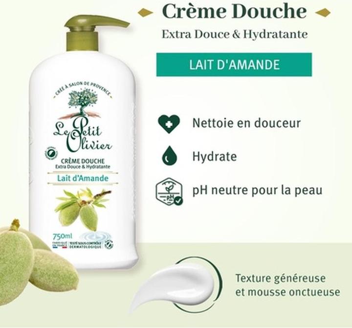 Immagine prodotto Le Petit Olivier Doccia Latte di mandorla (750 ml)