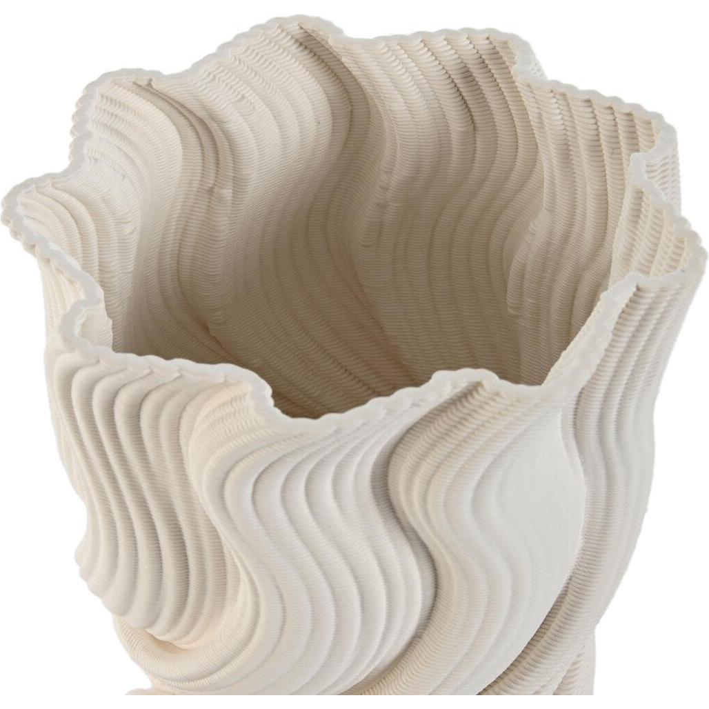 Esprit, Vaso, Vase Home White Stoneware Modern 16 x 16 x 26 cm