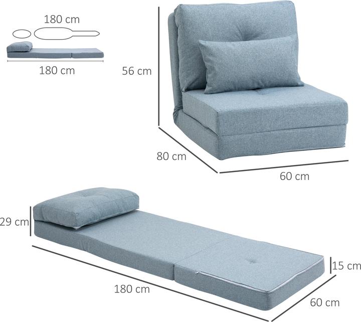 Produktbild Homcom Schlafsessel