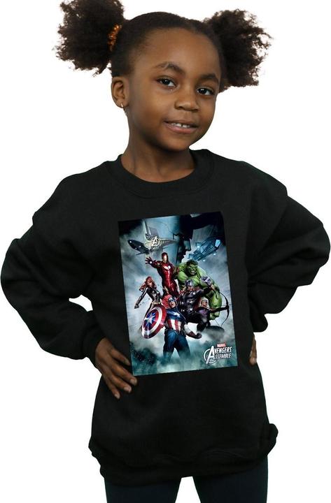 Produktbild Avengers Team Montage Sweatshirt Mädchen (128)