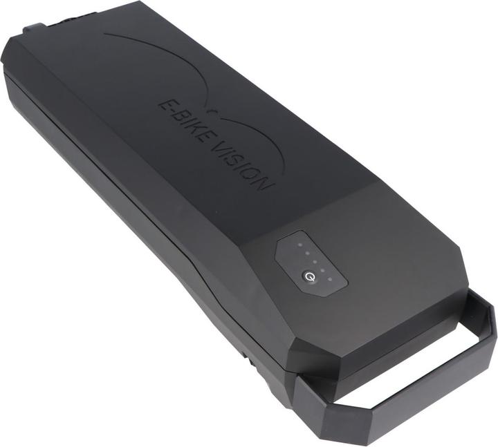 Actual product image E-Bike-Vision E-Bike Gepäckträger Akku lite inkl. Ladegerät Bosch Active und Performance (360 Wh, E-Bike battery)