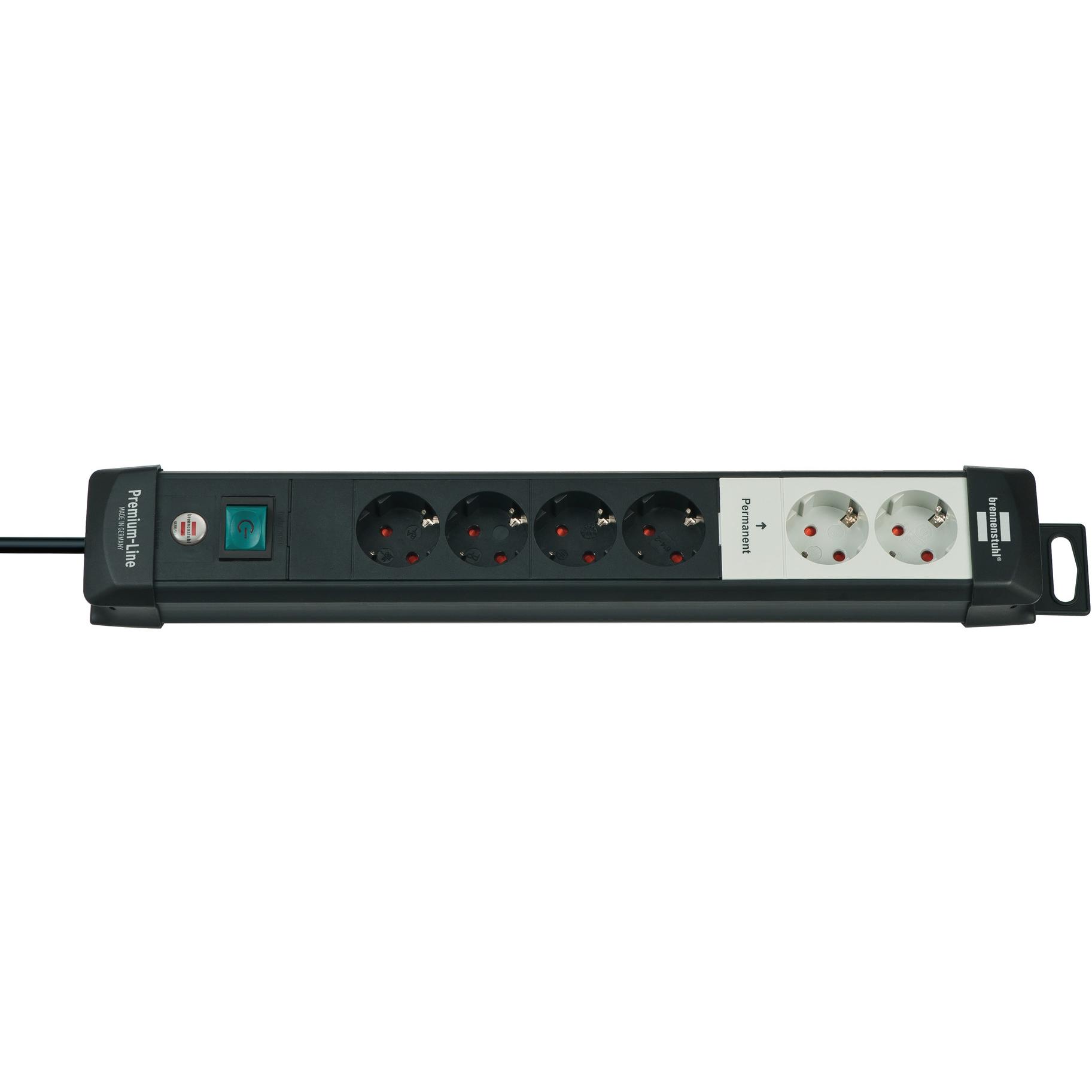 Brennenstuhl, Steckdosenleiste, Premium-Line (6 x, CEE 7/3, 3 m)