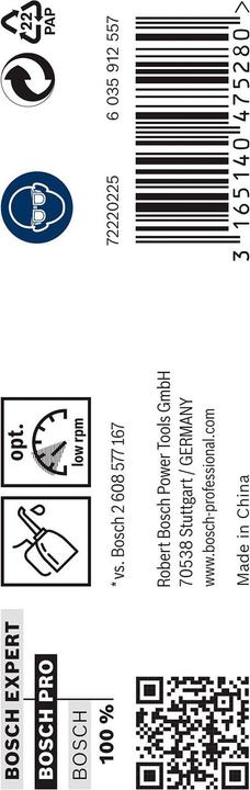 Actual product image Bosch Professional Zubehör PRO Metal HSS-G twist drill, 10.2 x 87 x 133 mm (10.2 mm)