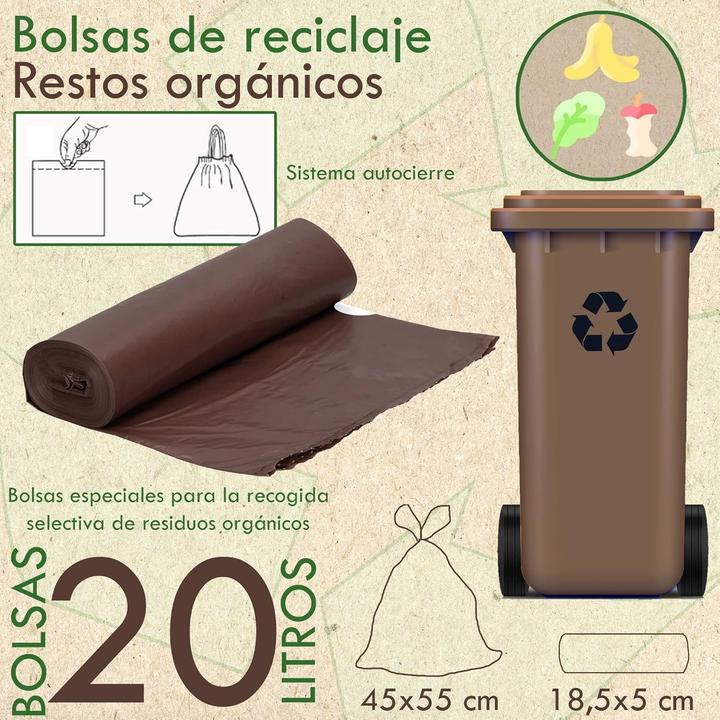 Produktbild Well Home Cestino dei Rifiuti Riciclato (45 l)