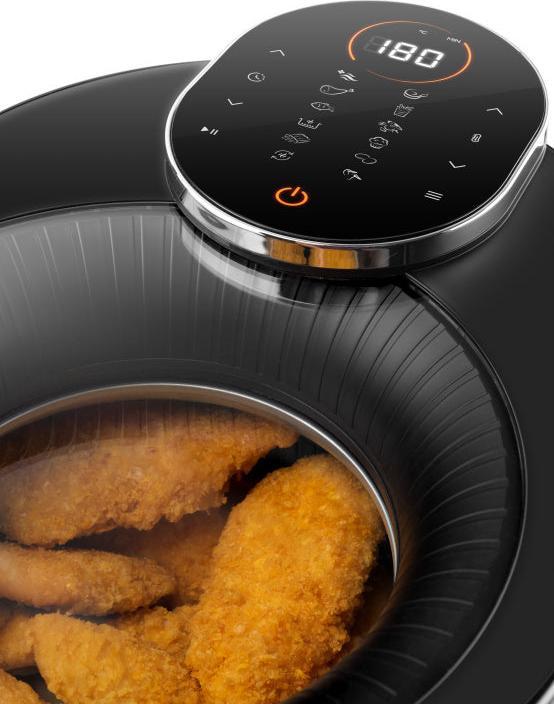 Produktbild ETA Table grill 516890000 Skyfry Hot air fryer, 5 L, 12 preset programs, Black |