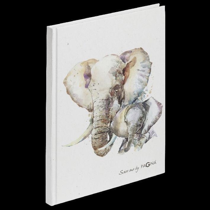 Actual product image Pagna Notebook A5 Elephant 128S dotted lines (212 x 150 x 10 mm, Dotted)