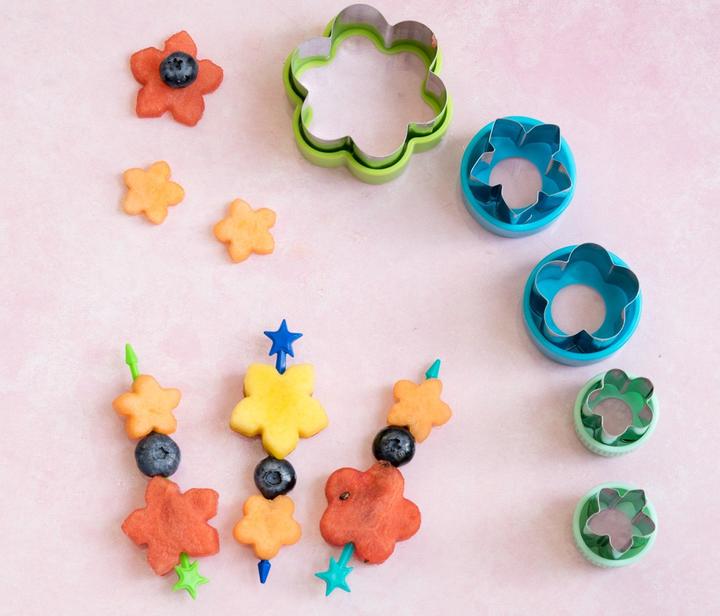 Image du produit Lekkabox Edelstahl Ausstecher 5er Set, Blümchen