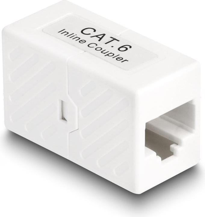 Immagine prodotto Delock Adattatore da jack RJ45 a jack RJ45 Cat.6 UTP bianco (Accoppiamento di rete)