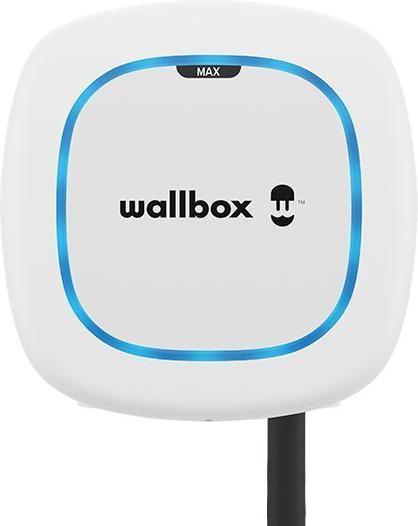 Wallbox Pulsar Max Electric Vehicle charge, 7 meter cable Type 2, 22kW, OCPP + DC, White (Type 2, 22 kW)
