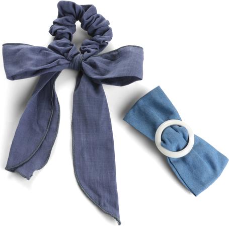 Immagine prodotto Trisa Fermaglio e scrunchie alla moda in denim