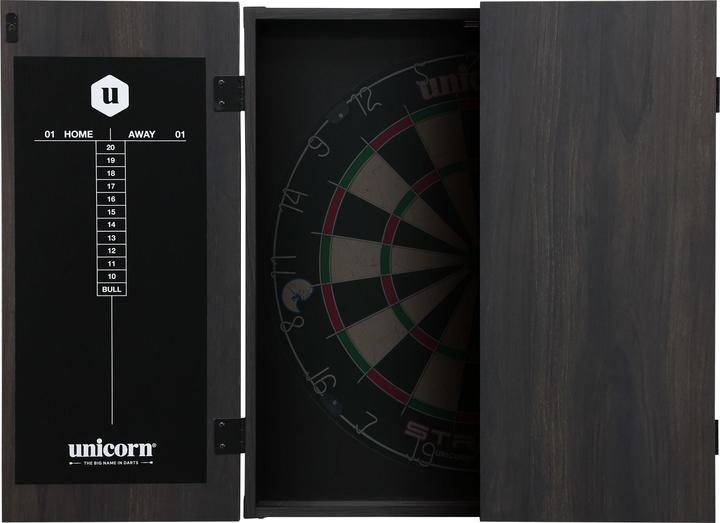 Actual product image Unicorn Maestro Black Dartboard Cabinet 1 pc