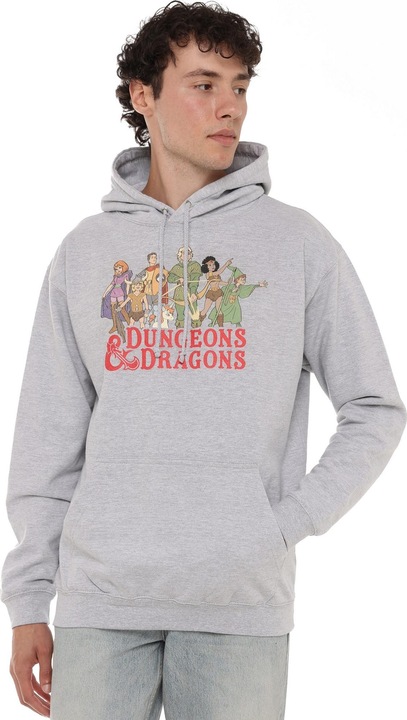 Actual product image Dungeons & Dragons Mens Line Up Pullover Hoodie (M)