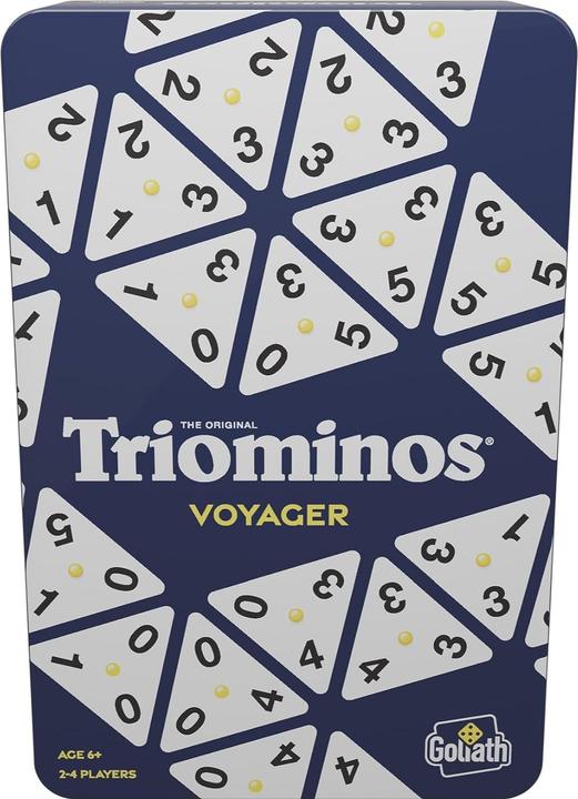 Actual product image Goliath Toys Cans Triominos Travel Edition (German)