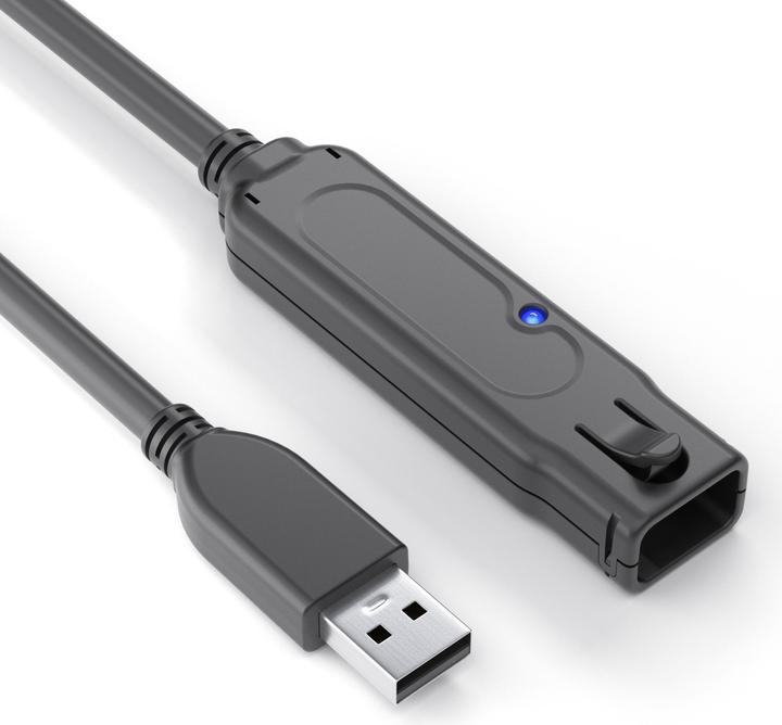 Purelink USB 3.0-Verlängerungskabel DS3100-150 15 m (15 m, USB 3.1, 5 W)