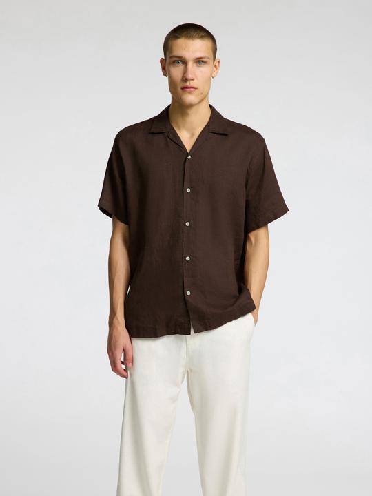 Produktbild Selected Homme 100% Leinen Kurzarmhemd (L)