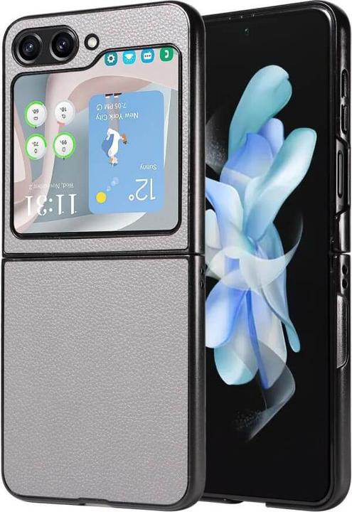 Image du produit Cover-Discount Galaxy Z Flip5 - Housse de protection hybride grise (Samsung Galaxy Z Flip5)