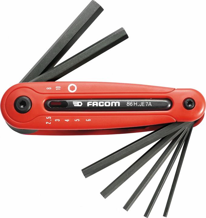 Actual product image Facom Penknife type hexagon key set,2.510mm