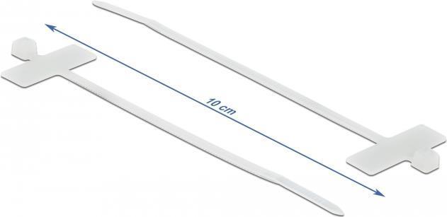 Produktbild Delock Cable Tie with Label Tap (100 mm, 10 Stk.)