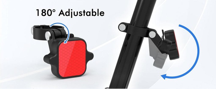 Produktbild Mili LiTag Fahrrad Rücklicht mit Tag