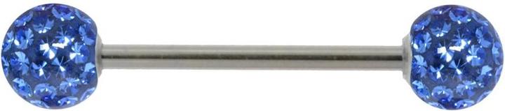 Produktbild Bijouteria Zungenpiercing (Epoxiharz, Kristall, Chirurgenstahl 316L)