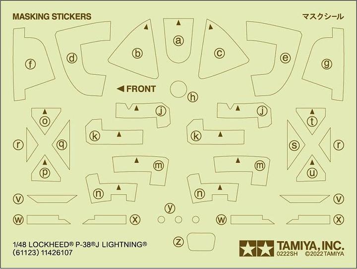 Produktbild Tamiya 1/48 Lockheed P38 J Lightning