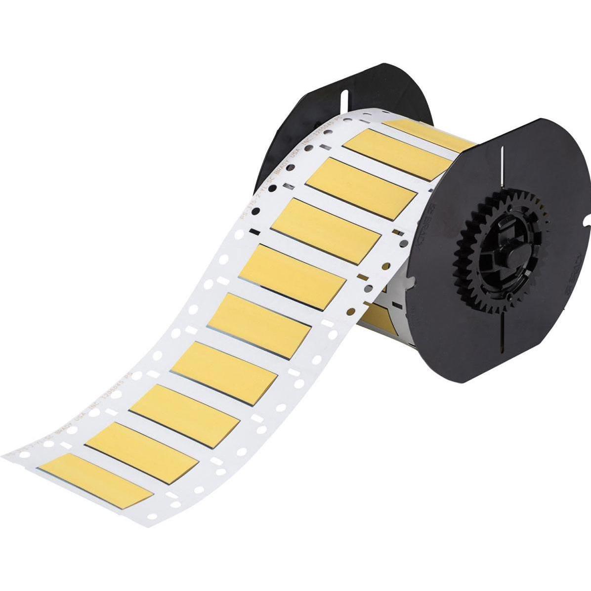 Brady, Etiketten, B33D-500-2-342YL, Permasleeve, Polyolefin, Gelb, 50.80 x 21.62 mm, für Durchmesser v. 4.75 -