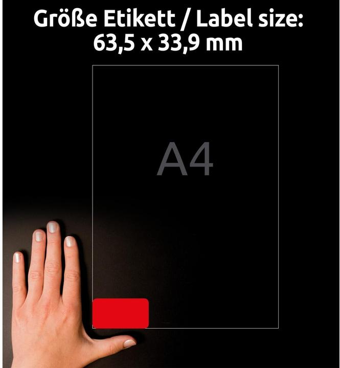 Produktbild Avery Farbige Etiketten, ablösbar