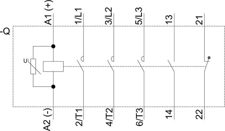 Produktbild Siemens COUPLING RELAY, AC-3, 11KW/400V