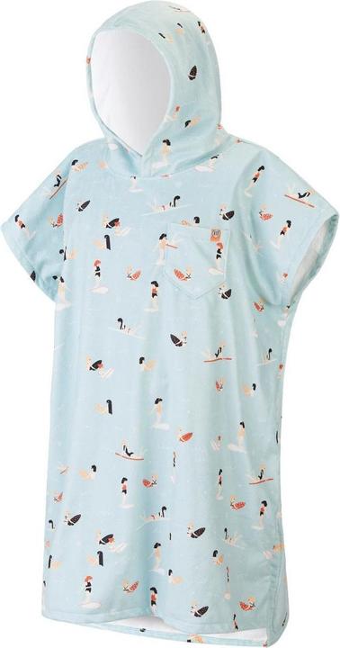 Actual product image After Essentials Madrague All Over Poncho - Light Blue