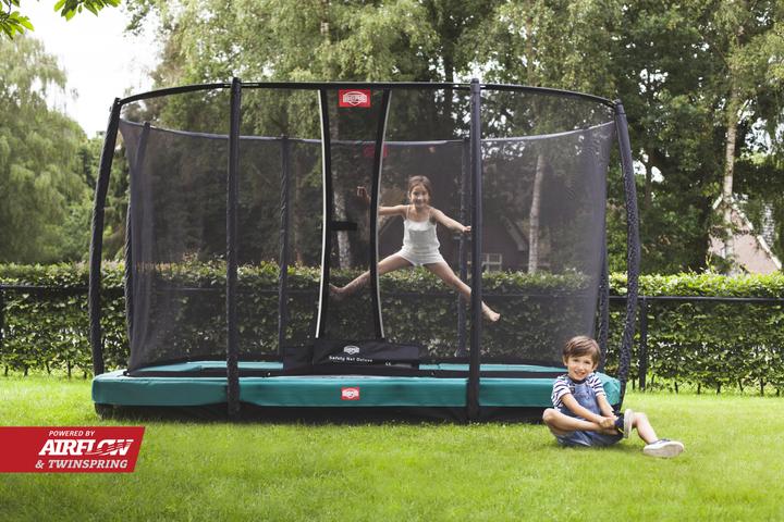 Image du produit BERG 32.33.73.31 Leisure & Garden Trampoline Outdoor Rectangular Coil Spring Sunken Trampoline