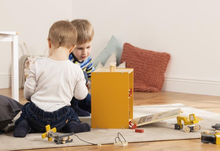 Image du produit Pinolino Univers de jeu "Chantier Gustav" avec accessoires