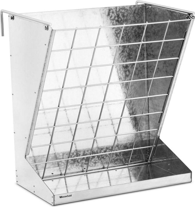 Wiesenfield Heuraufe Futterraufe Viereckraufe Schafe Ziegen verzinktes Stahlblech