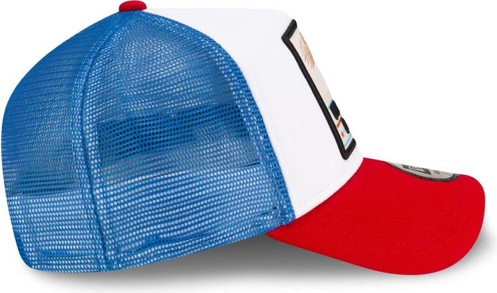 Actual product image New Era Adjustable A-Frame Trucker Cap - USA EAGLE