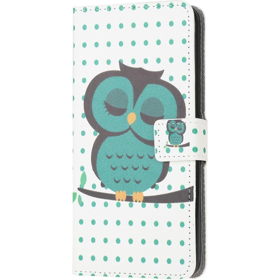 Cover-Discount Galaxy Note 20 Ultra - Leder Hülle Eule (Samsung Galaxy Note 20 Ultra), Smartphone Hülle