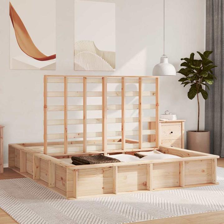 Actual product image vidaXL Bettrahmen (160 x 200 cm)