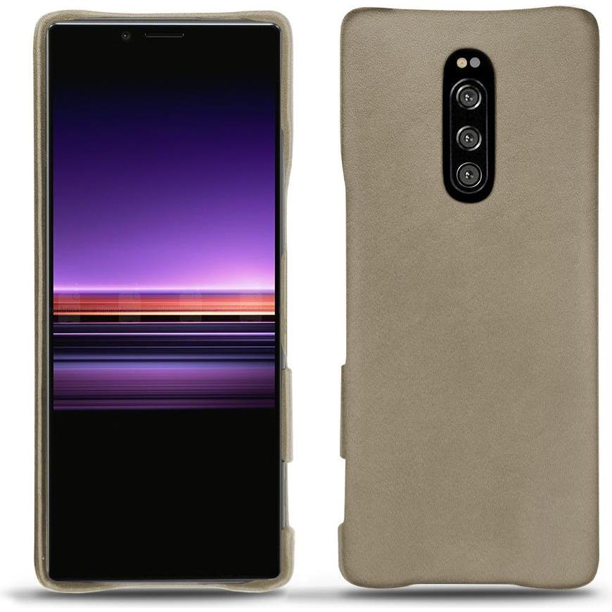 Noreve Lederschutzhülle (Sony Xperia 1), Smartphone Hülle, Beige