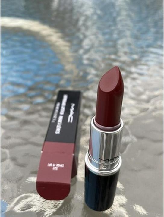 Actual product image MAC Cosmetics Lusterglass Lipstick (522 Spice It Up!)
