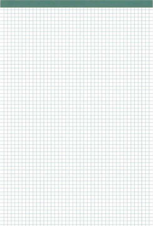 Actual product image Ursus Notepad Green A5, squared, 100 sheets, 5 pieces (A5, Checked)