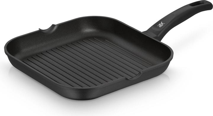 Produktbild WMF Grillpfanne eckig Steakpfanne Pfanne 27cm Aluminium beschichtet PFOA-frei (Grillpfanne, Aluminium, 27.27 x 4.40 cm)
