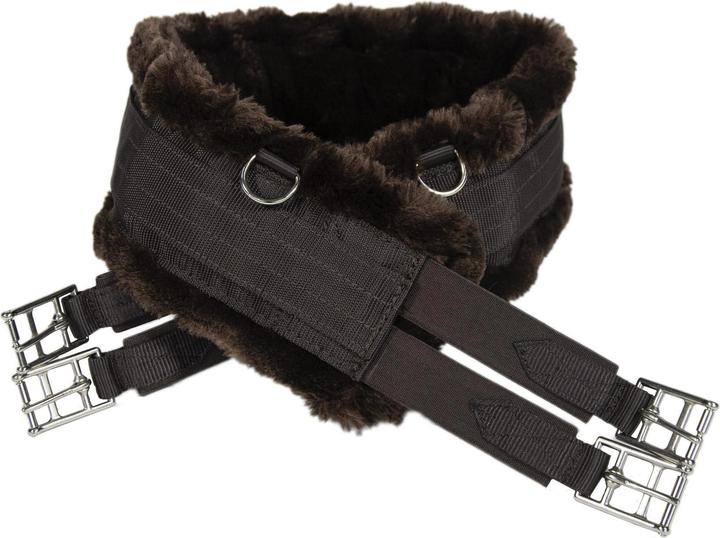 Kentucky Horsewear Sattelgurt künstliches Lammfell mit Elast