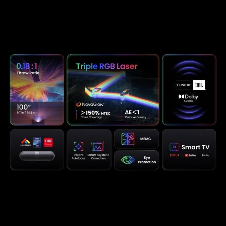 Image du produit Yaber Projektor K300s - 1920 x 1080 - 1000 ANSI lumens (Full HD, 1000 lm)